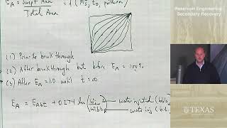 31. Reservoir Waterflooding (Balhoff): Areal displacement efficiency