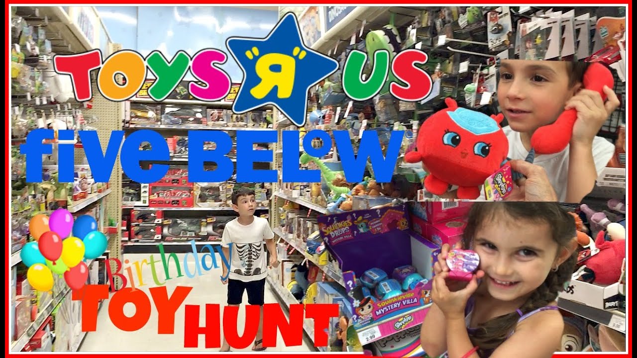Birthday Toy Hunt At Toysrus & Five Below! Trolls Movie Blaze & The Monster  Machines Shimer & Shine - Youtube