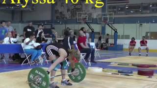 2016 Bay State Games - Red Platform - 48 & 53 kg Women Snatch Wealth