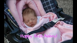 Abbey 16th Birthday slideshow video: 16yrs in a song