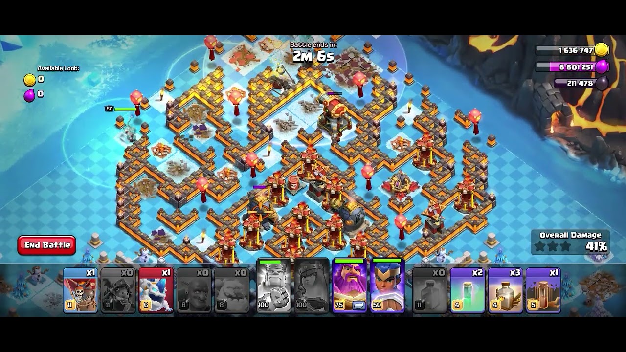Ice Job Event Coc 3star - YouTube
