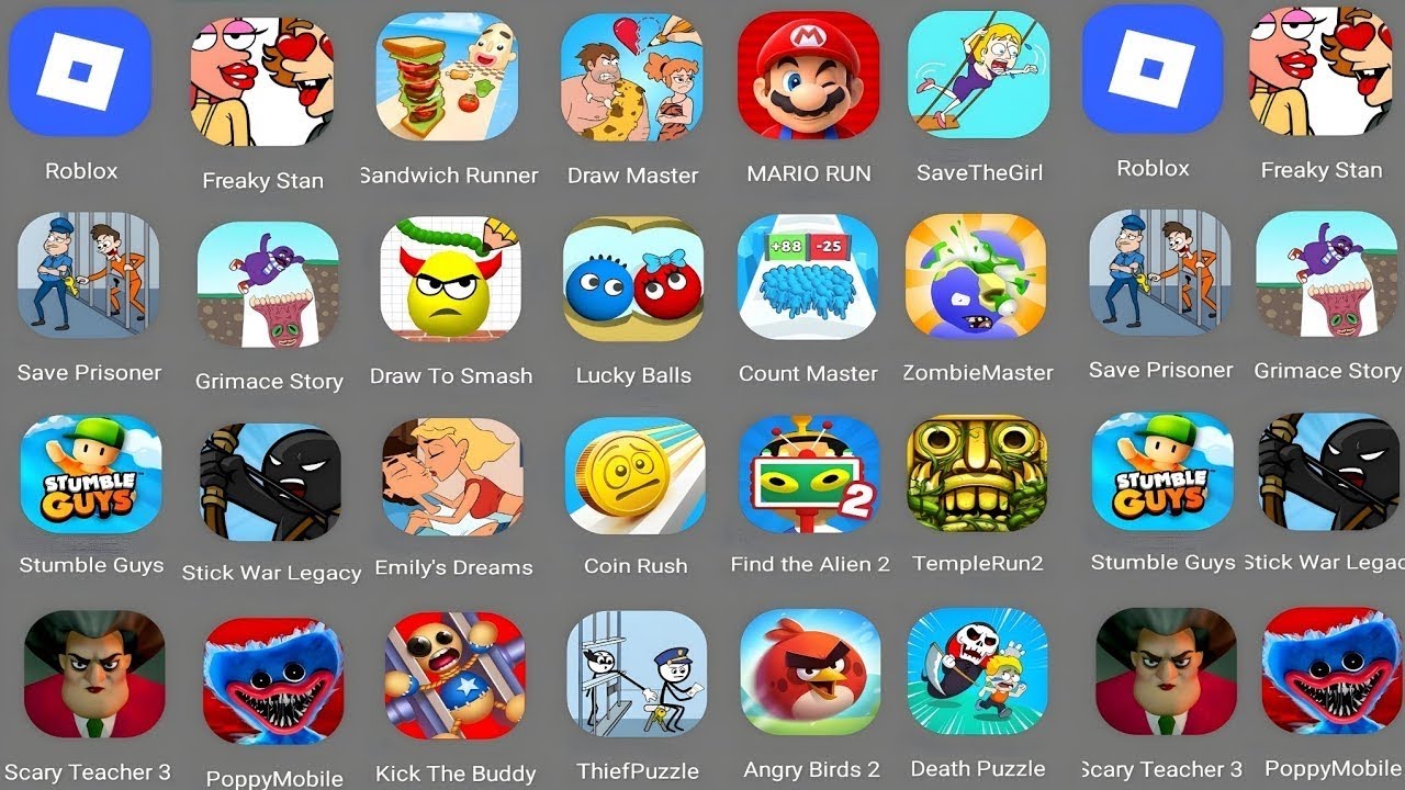 Freaky stan,save the girl,draw master,death puzzle,minecraft