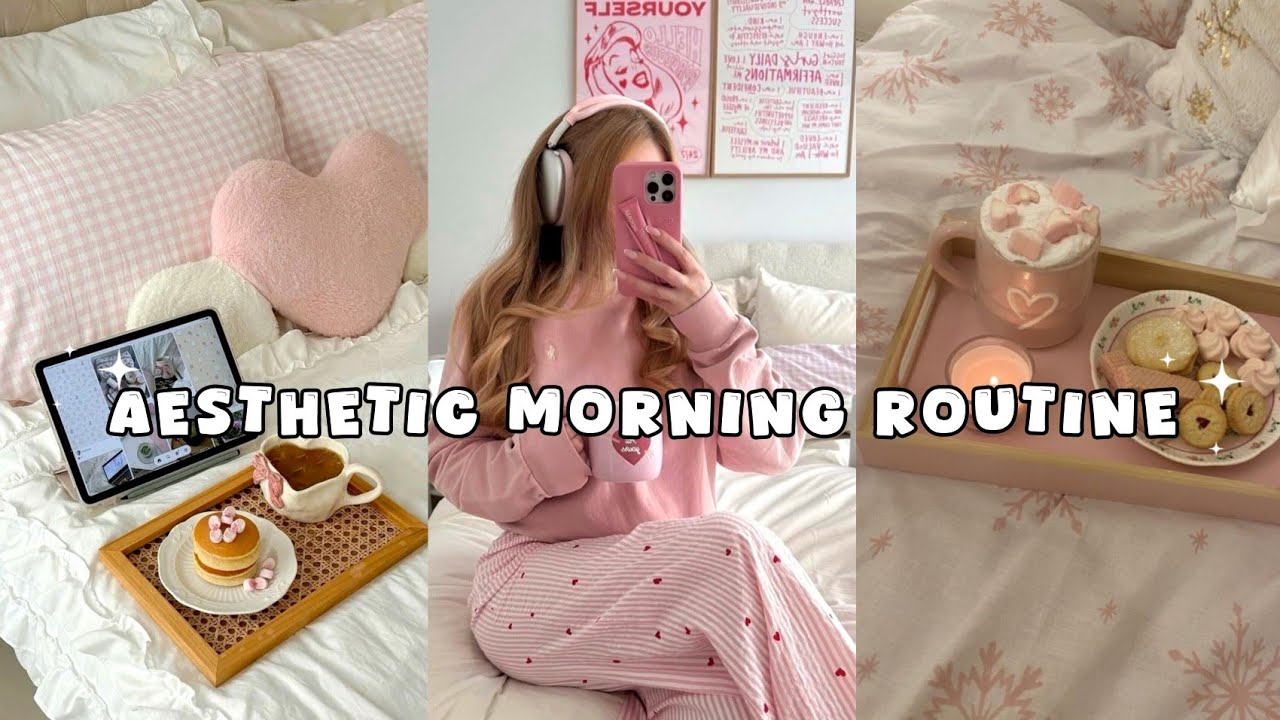Aesthetic Morning Routine☕️🥞🎀 ️#morning #routines #tips #aesthetic ...