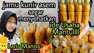 Cara Membuat Jamu kunir Asam Segar