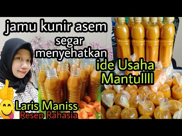 Cara Membuat Jamu Kunir Asam Segar Youtube