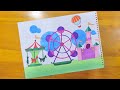 رسم مدينة العاب رسم ملاهي رسم حديقة العاب 2 Drawing city games Dessiner des jeux de ville mp3