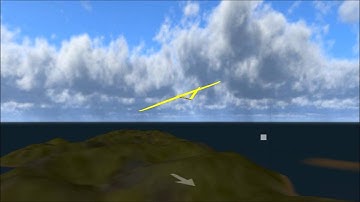 Dynamic soaring the Banana in Picasim