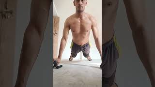 Chest workout by push up