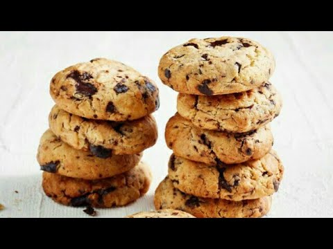 cookies-au-chocolat-facile,rapide-et-délicieux-كوكيز-بالشكلاتة-هشوش-و-ساهل