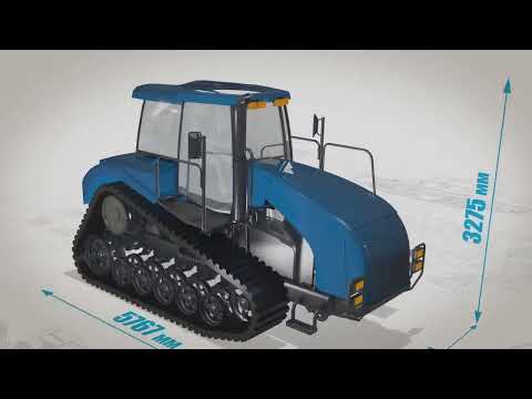 Новый гусеничный трактор Агромаш-Руслан / New Tracked Tractor AGROMASH - Ruslan