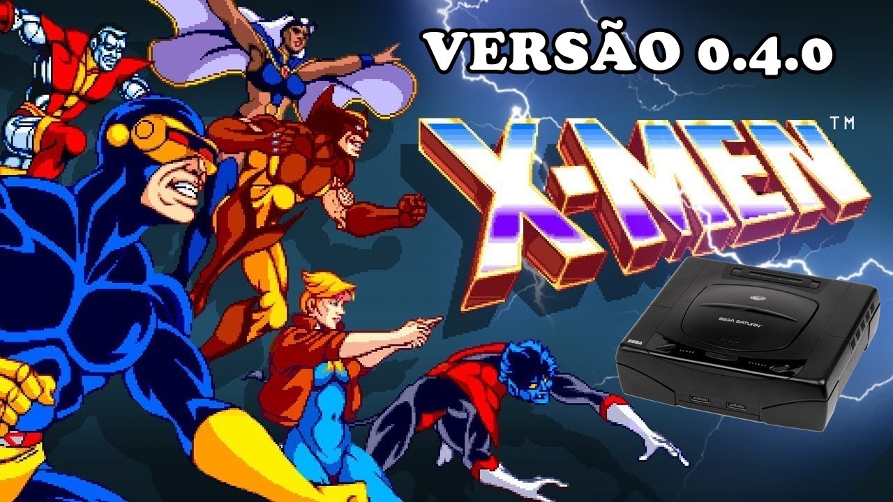 X-MEN: ARCADE GAME | NOVA DEMO 0.4.0 PARA O SEGA SATURN - YouTube