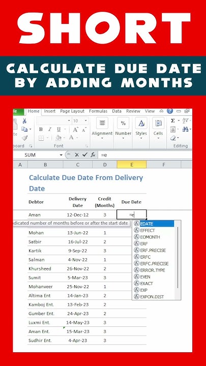 calculate-due-date-by-adding-months-to-date-in-excel-edate-function