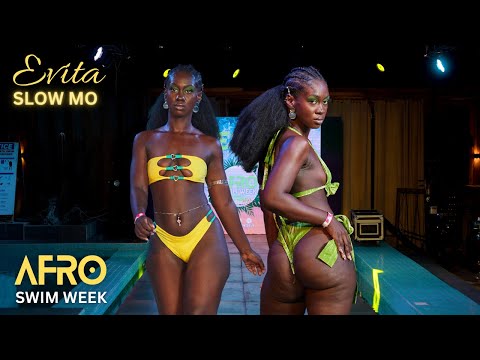 Evita's Bikinis in Slow Mo | Afro Swim Week Ghana 2023