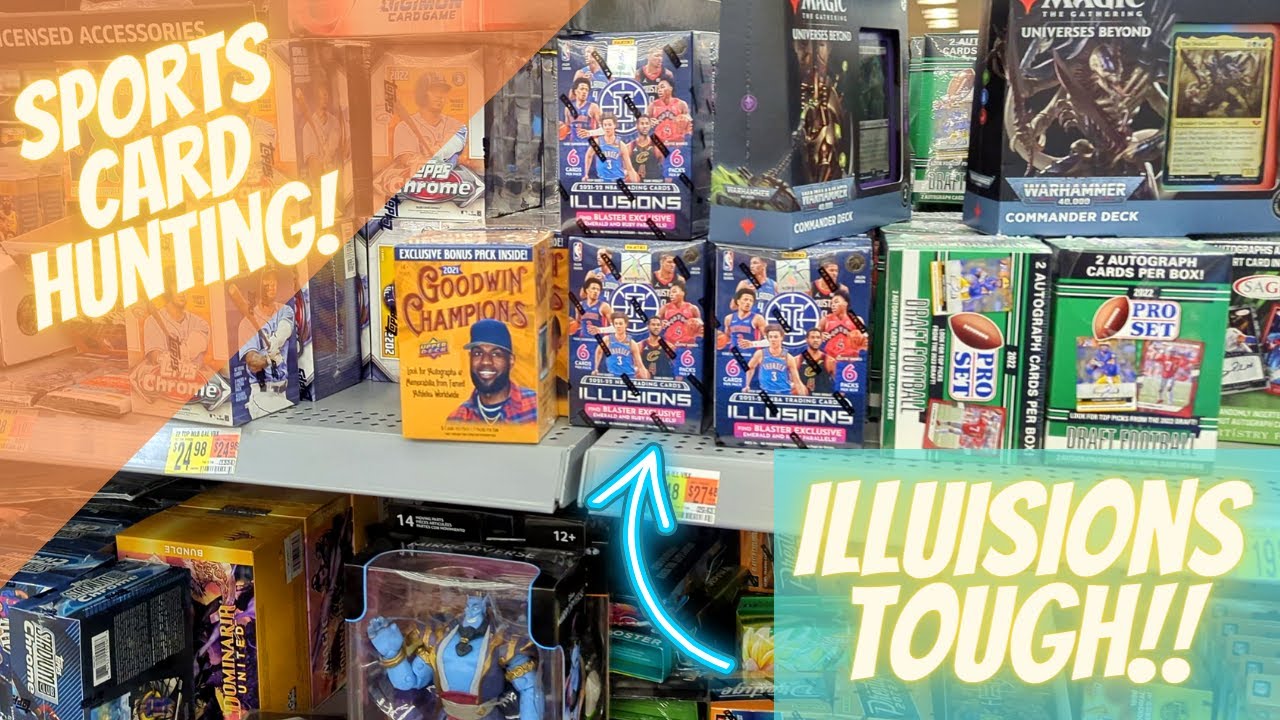 Sports Card Hunting!! I DON'T LIKE ILLUISIONS! Still Pulled A TOUGH!