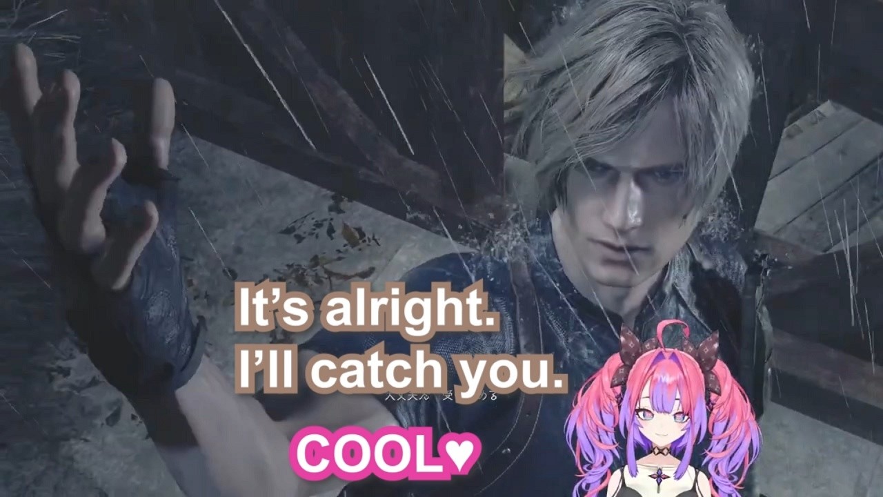 Kikirara Vivi's down bad for Leon in RE4 Part 1【Eng Sub / hololive】