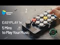 EASYPLAY 1s:Portable, Easy-to-Start Music Keyboard with MIDI