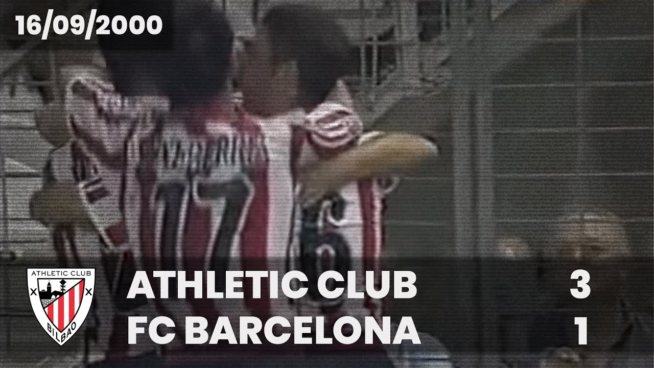 ⚽️ [Liga 00/01] J2 I Athletic Club 3 - FC Barcelona 1 I LABURPENA