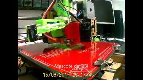 Impressão 3D - Mascote da OBI - Impressora Graber I3