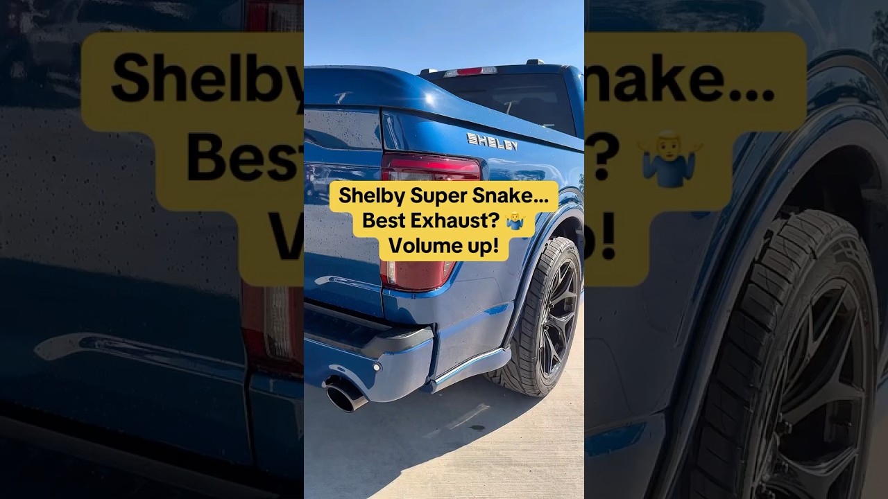 Does this truck take the prize for best exhaust? 