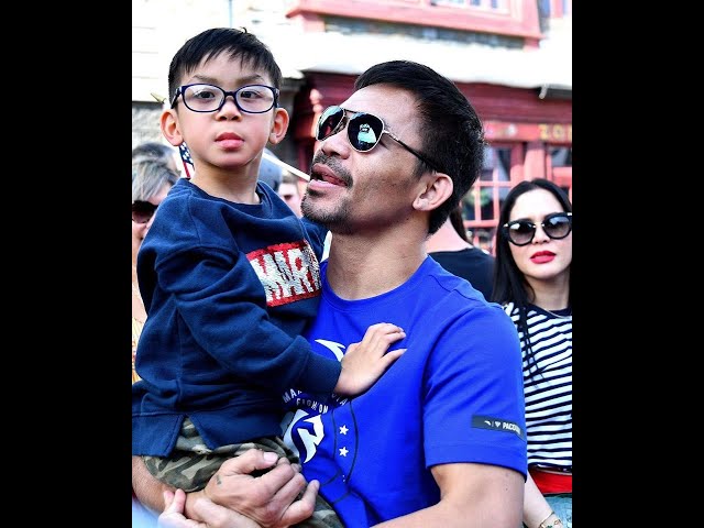 ***GRABE!!! Pacquiao dinumog at pinagkaguluhan sa Universal Studios!!!