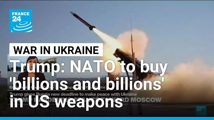 Trump threatens Russia with tariffs and boosts US weapons for Ukraine • FRANCE 24 English