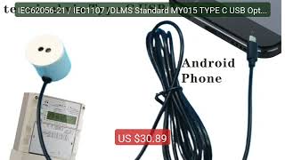 IEC62056-21 / IEC1107 /DLMS Standard MY015 TYPE C USB Optical... — Amazing Value 2026 | Must Have!