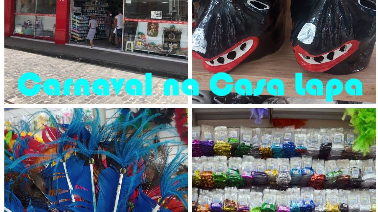 Fantasias e Adereços de Carnaval na Loja CASA LAPA!!! - YouTube