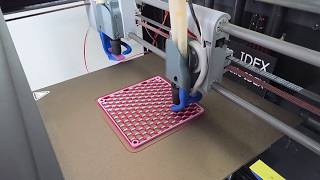 Non-Intersecting Honeycomb Infill: Dual-Color IDEX Demo &amp; CAD Hack #PicolinoExtruder #opensource