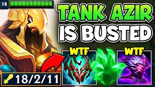THIS NEW TANK AZIR BUILD IS TAKING OVER HIGH ELO (WHY IS THIS SO BROKEN?)