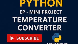 Python EP Mini project Temperature Converter 