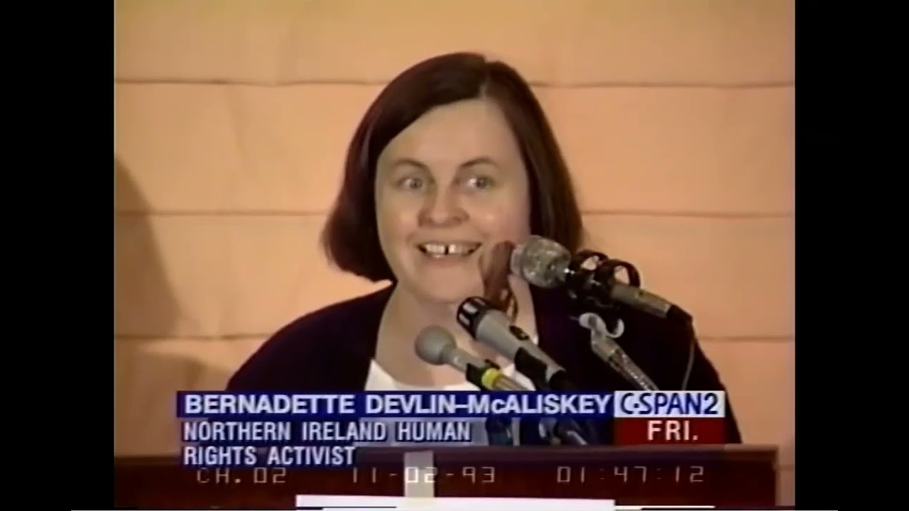 Bernadette Devlin McAliskey: Violence in Northern Ireland (1993)
