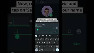 Make Your Name "Invisible" on WhatsApp screenshot 2