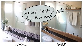 Put your bathroom walls to work (no drilling required) - IKEA