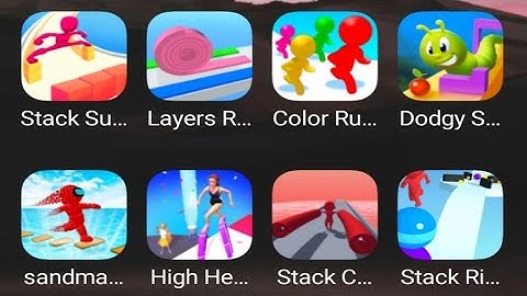 Cube Surfer, Layers Roll, Dodgy Snake, SandMan Shortcut, High Heels, Stack Colors 2, Stack Rider