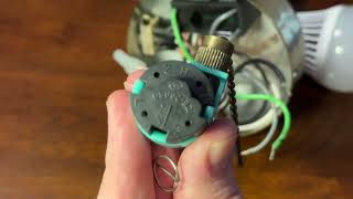Reemplazo del interruptor del cable del ventilador de techo Cenipar Zing Ear Cadena de bronce de ...