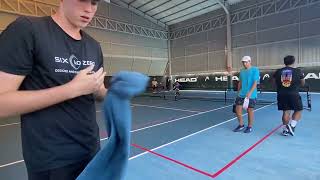 WPC 2023. Mens Doubles 4.5  David Lavy/Davis Alano vs Australia’s Barry Grey/Lucas Pascoe