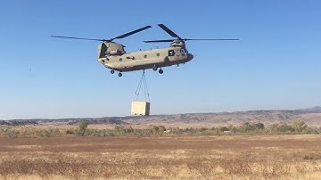 CH-47F Slingload on Fort Carson