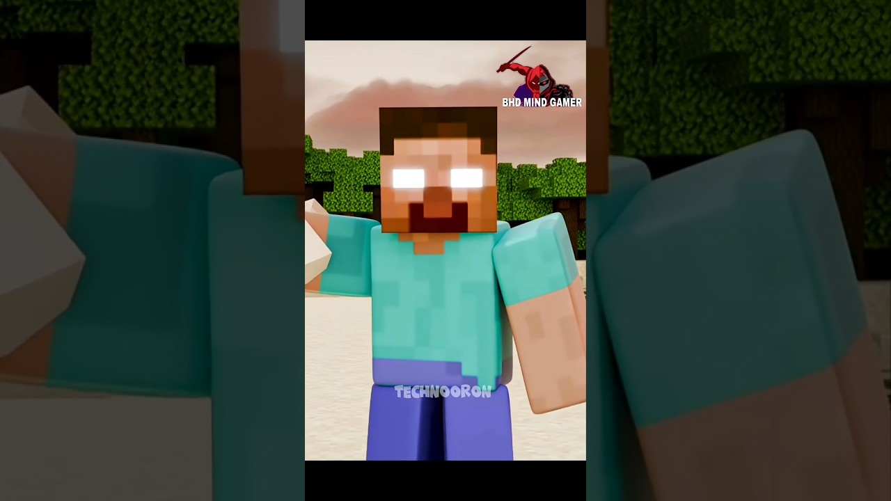 Herobrine vs Roblox Herobrine 💀#minecraftshorts