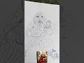 plz like and subscribe to my pen sketch of lord Narasimha and pralhad