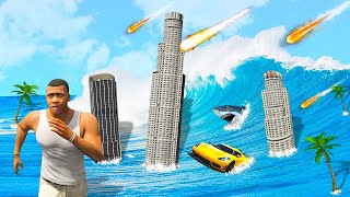 Как Пережить ЦУНАМИ в ГТА 5 Моды! Выживание Конец Света Tsunami GTA 5 Mods... screenshot 5