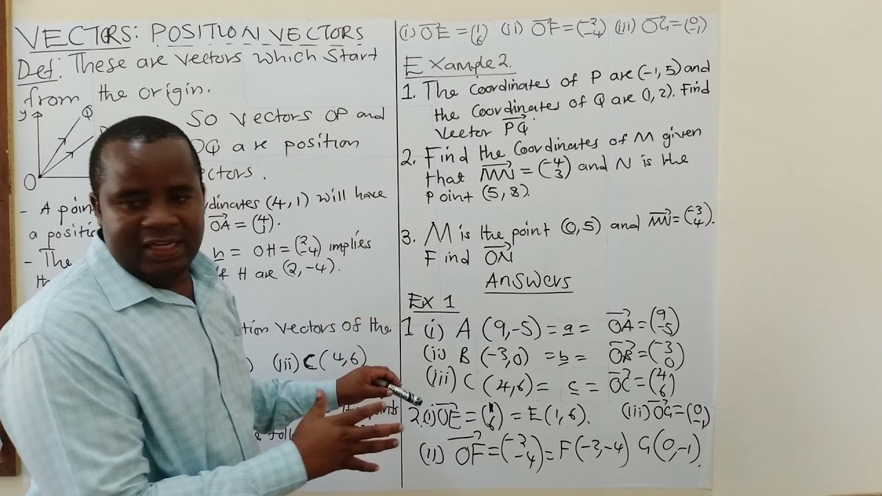position vectors