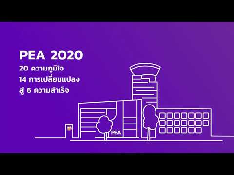 PEA 2020 : 20 ความภูมิใจ 14 การเปลี่ยนแปลง สู่ 6 ความสำเร็จ