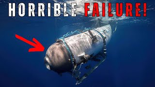 Why The OceanGate Submarine was Designed to FAIL from the Start