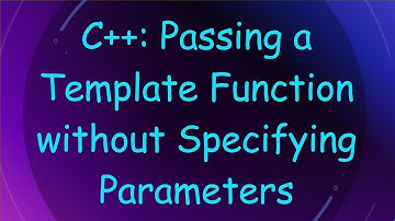 C++: Passing a Template Function without Specifying Parameters