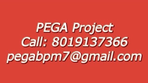 PEGA BPM Training Videos