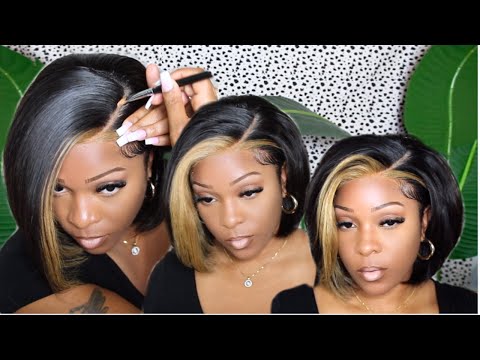 The Perfect Cute Short Blonde Bob Wig Slay | LuvMeHair