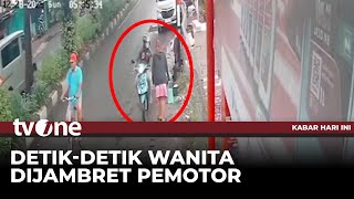 Download Lagu Aksi Penjambretan Kalung Wanita Terekam CCTV | Kabar Hari Ini MP3