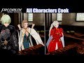 FE3H Cooking Together with All Characters - Fire Emblem Three Houses