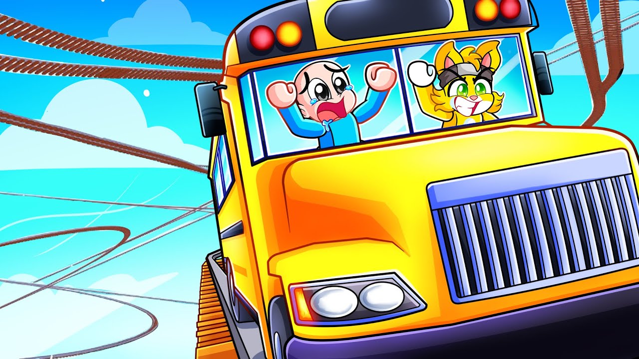 El autobús más loco en la peor montaña rusa de Roblox