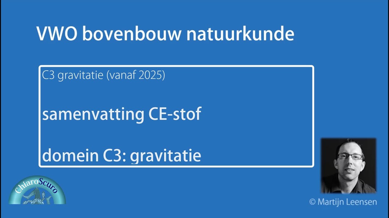 Samenvatting 2025 C3 gravitatie - YouTube